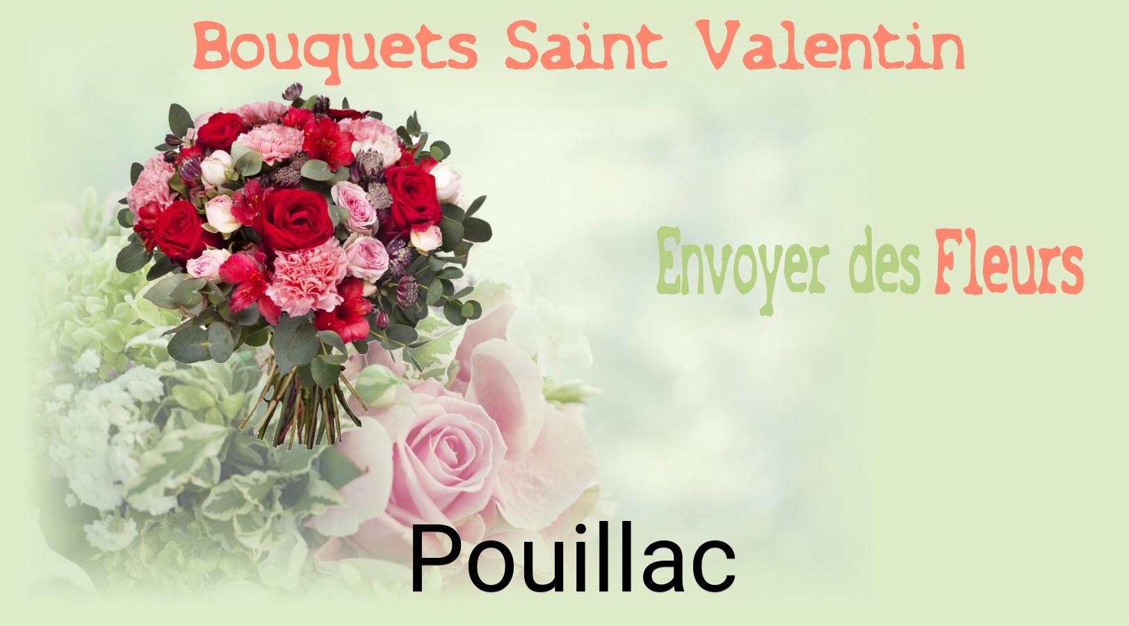 Roses de Saint-Valentin livrées à Pouillac